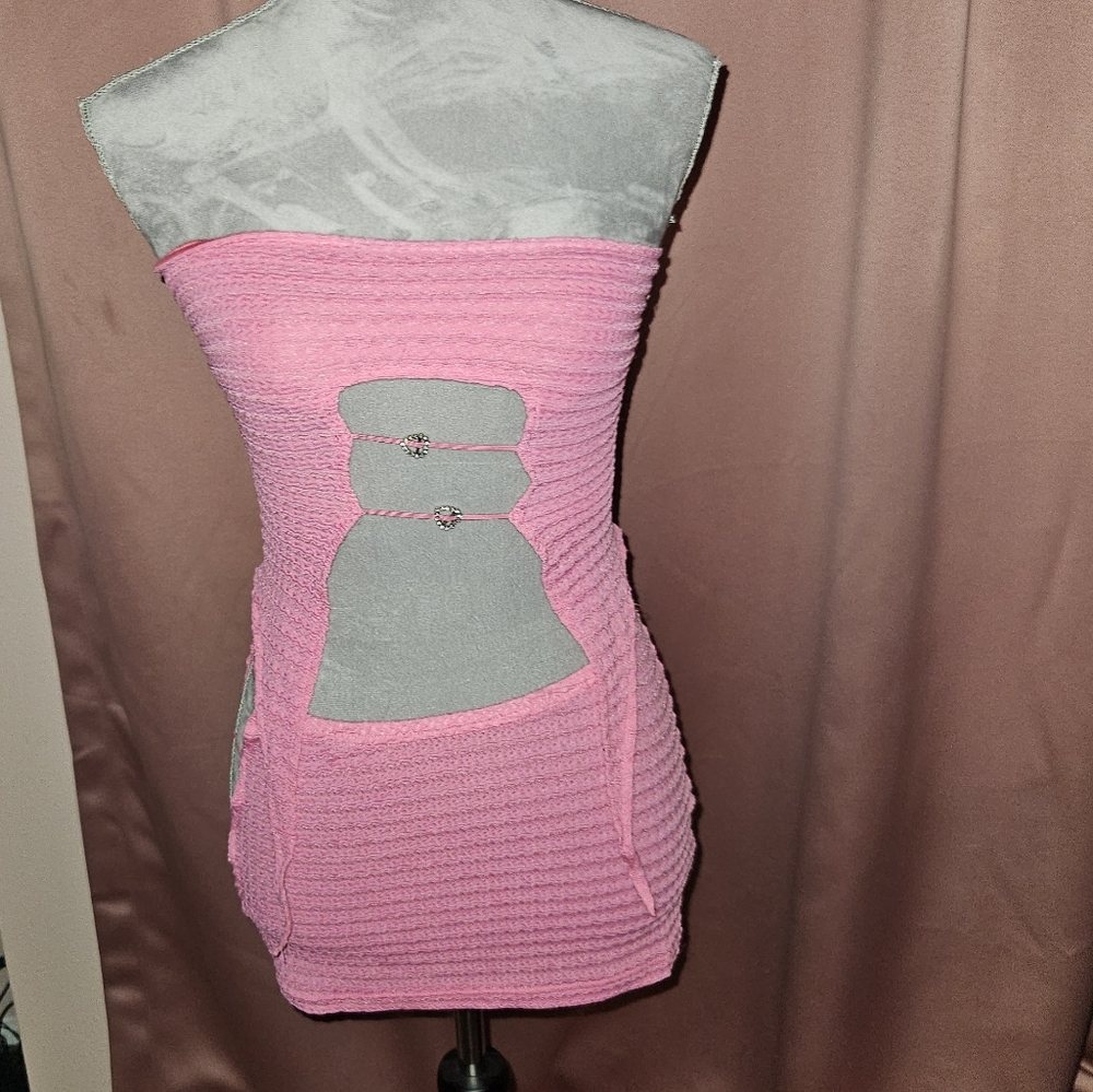 Pink 2 piece cutout set Small